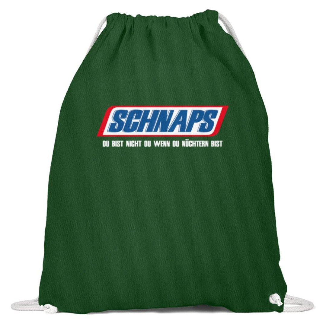 Schnaps - Wenn du nüchtern bist  - Baumwoll Gymsac - Words on Shirts Sag es mit dem Mittelfinger Shirts Hoodies Sweatshirt Taschen Gymsack Spruch Sprüche Statement