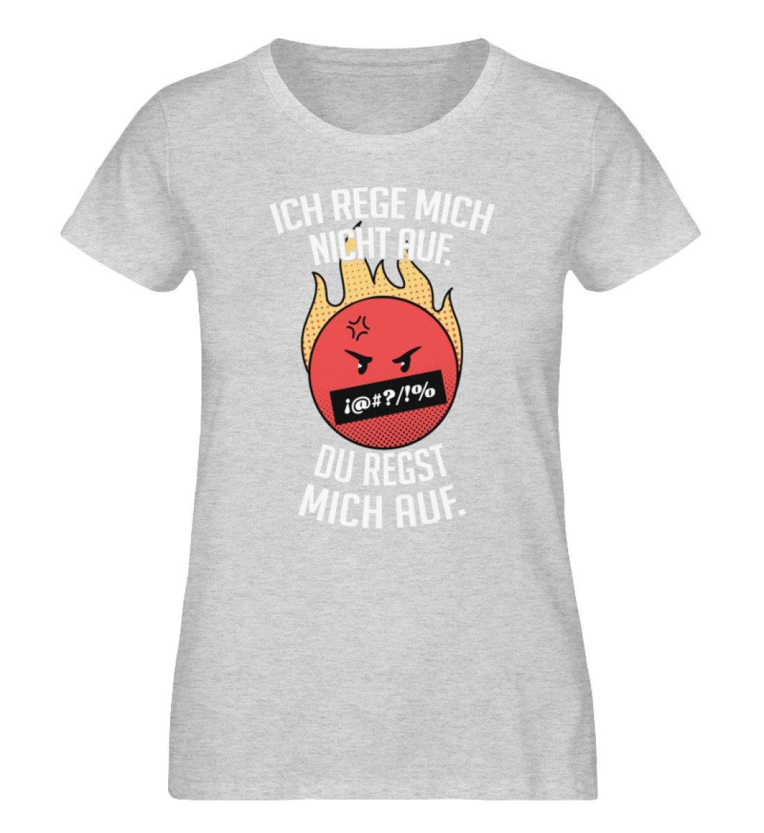 Ich Rege mich nicht auf.  - Damen Organic Melange Shirt