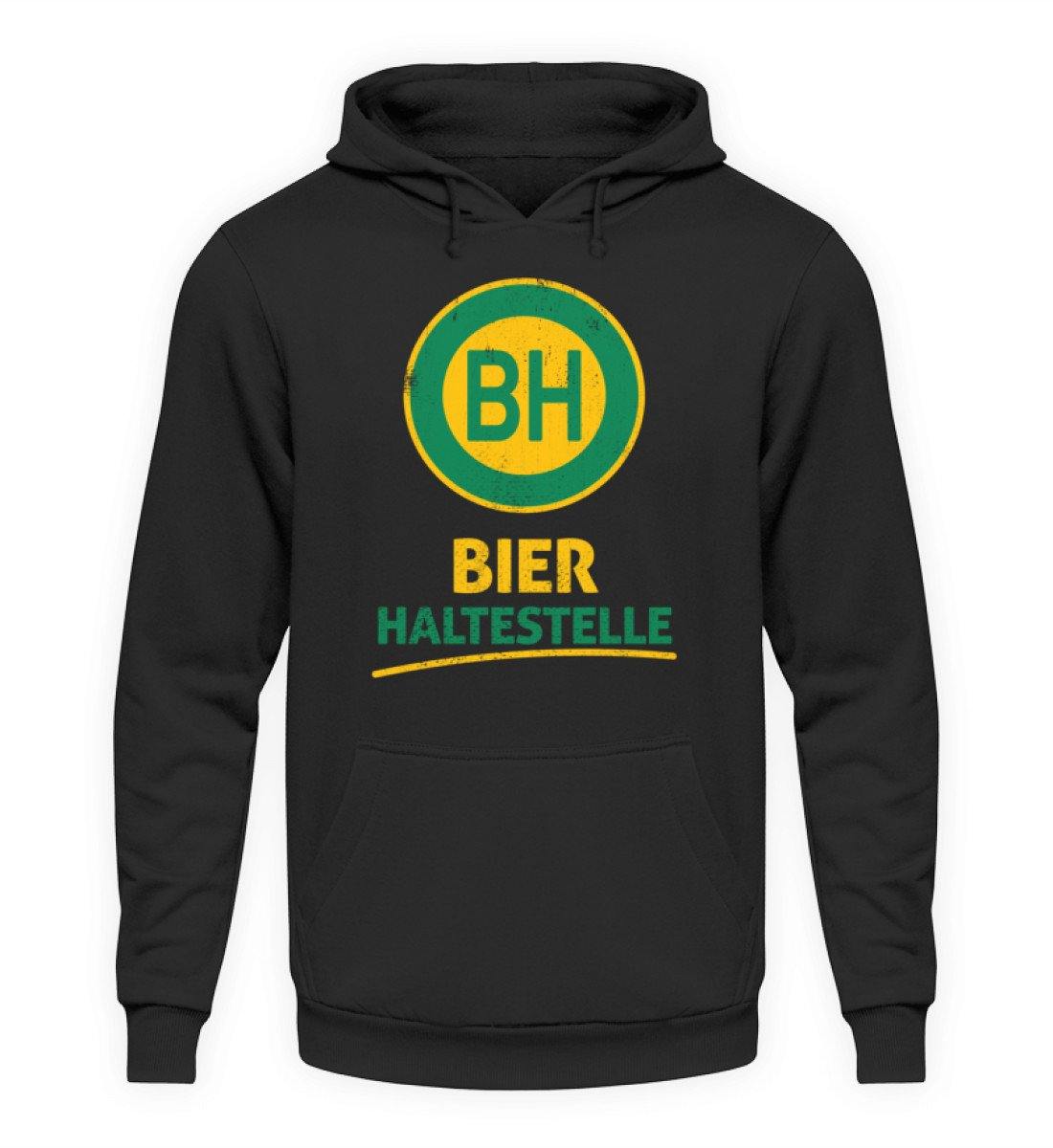 BH Bier Haltestelle - Words on Shirts  - Unisex Kapuzenpullover Hoodie