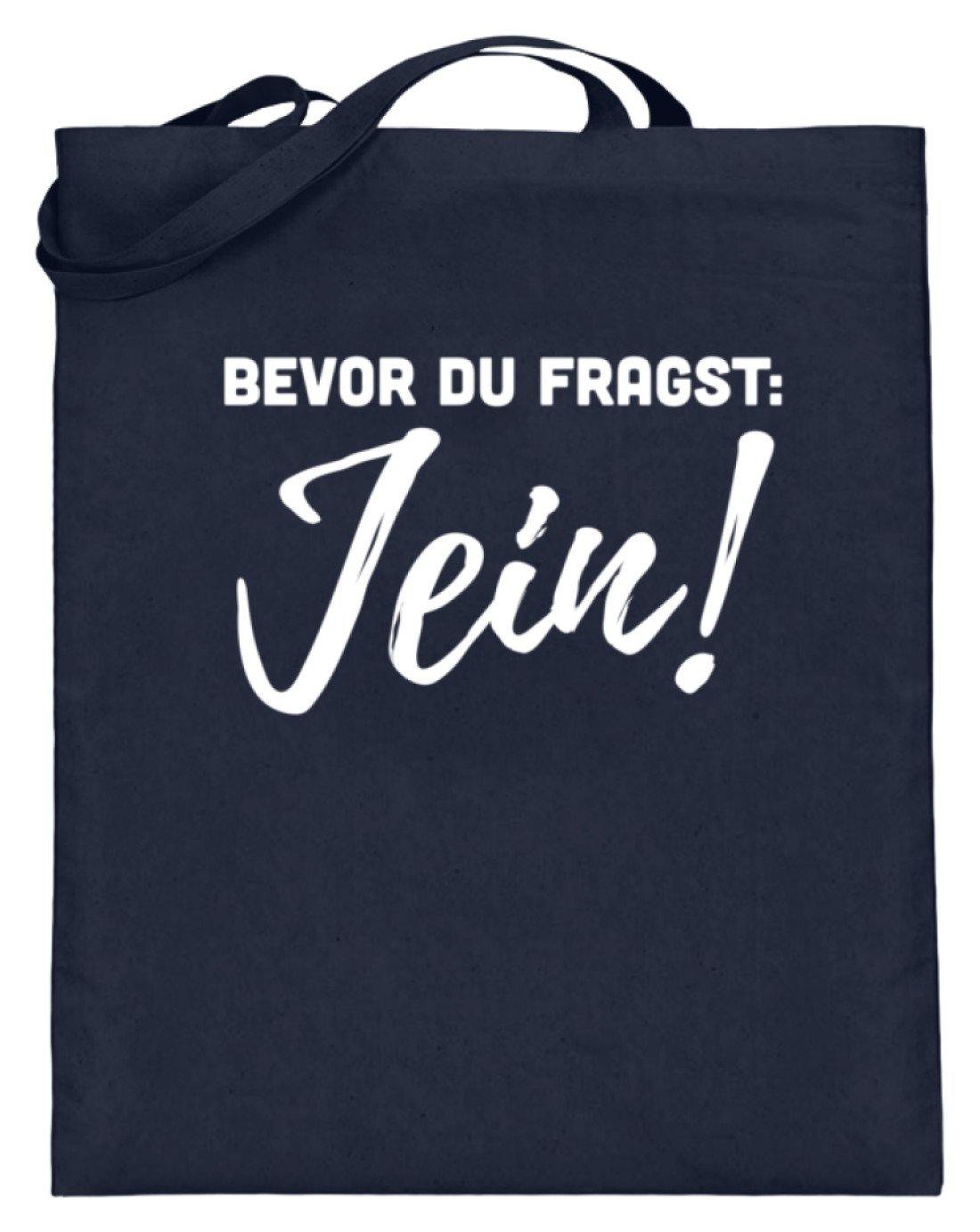Jein - Words on Shirts  - Jutebeutel (mit langen Henkeln)