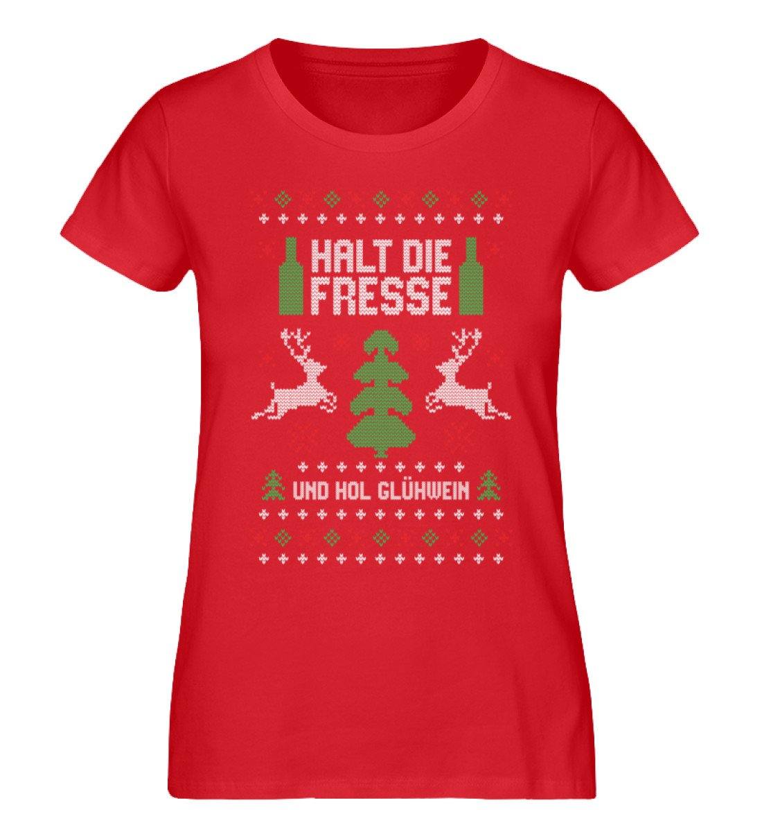 Halt die Fresse - und hol Glühwein  - Damen Premium Organic Shirt