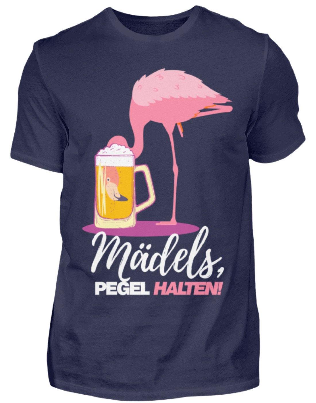 Mädels, Pegel halte - Flamingo  - Herren Shirt