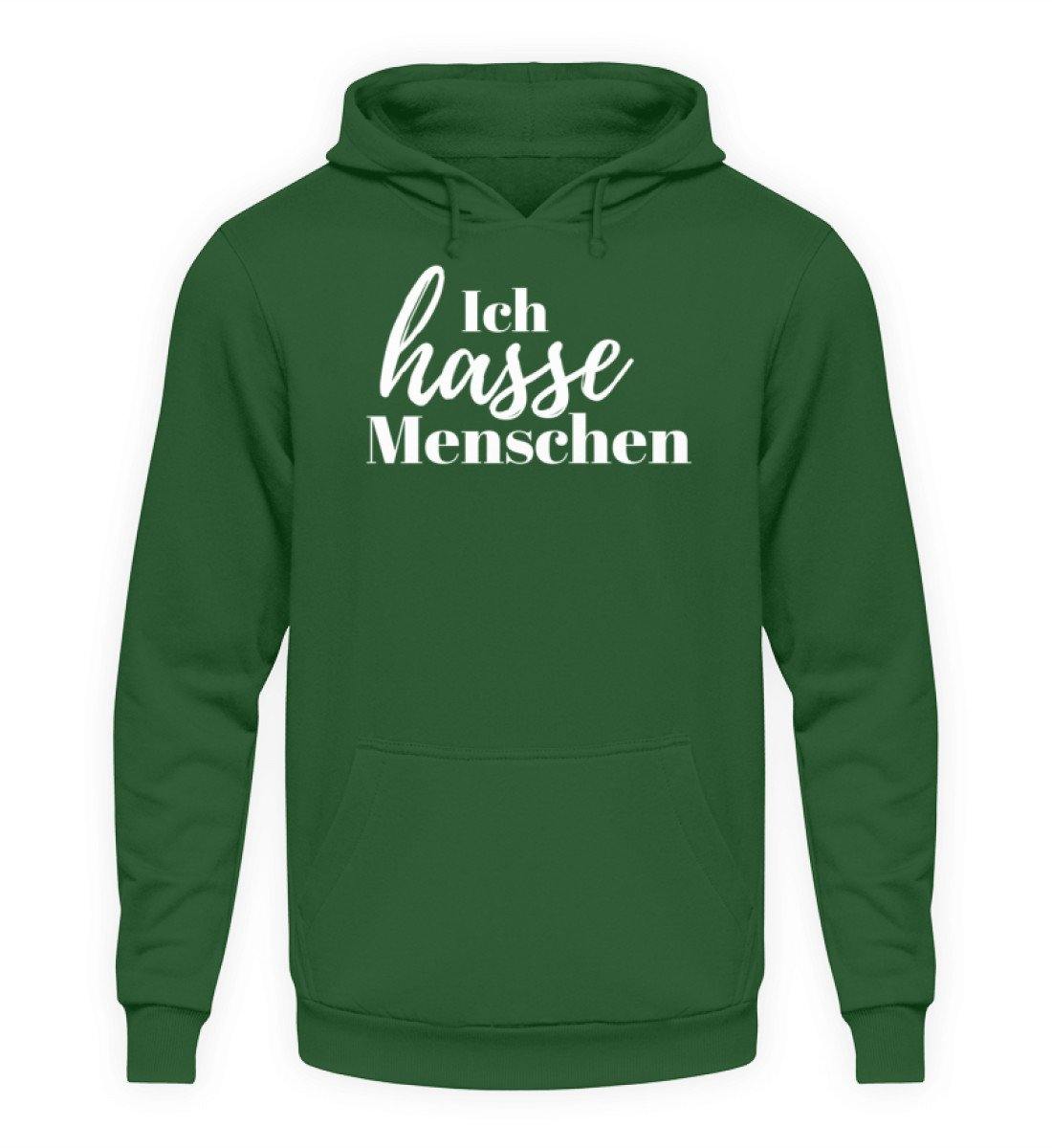 Ich hasse Menschen  - Unisex Kapuzenpullover Hoodie