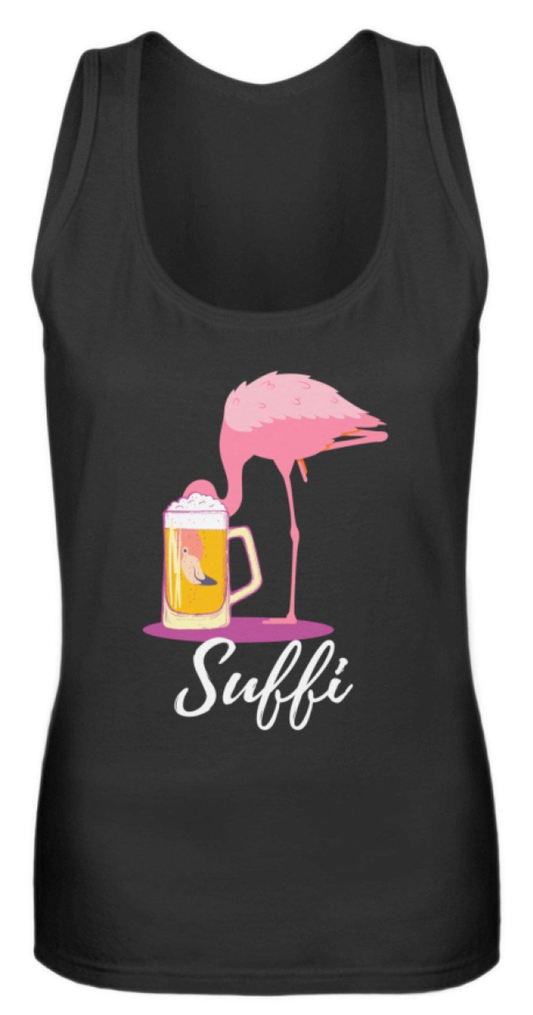 Flamingo Suffi - Words on Shirt  - Frauen Tanktop - Words on Shirts Sag es mit dem Mittelfinger Shirts Hoodies Sweatshirt Taschen Gymsack Spruch Sprüche Statement