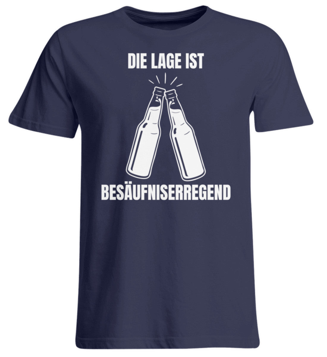 Die Lage ist besäufniserregend  - Übergrößenshirt