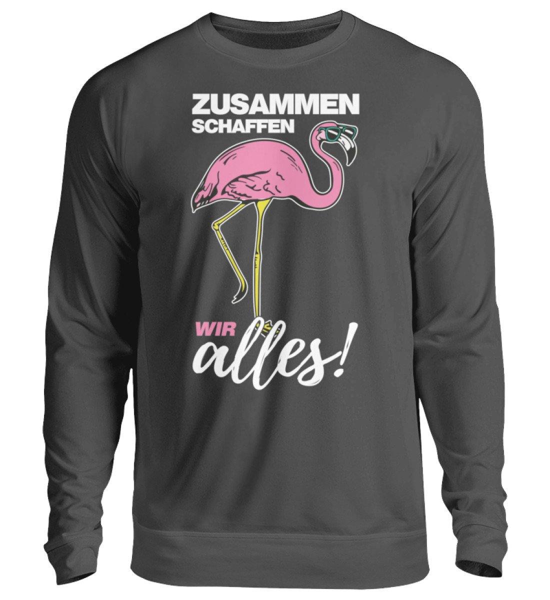 Flamingo - Zusammen schaffen wir alles  - Unisex Pullover
