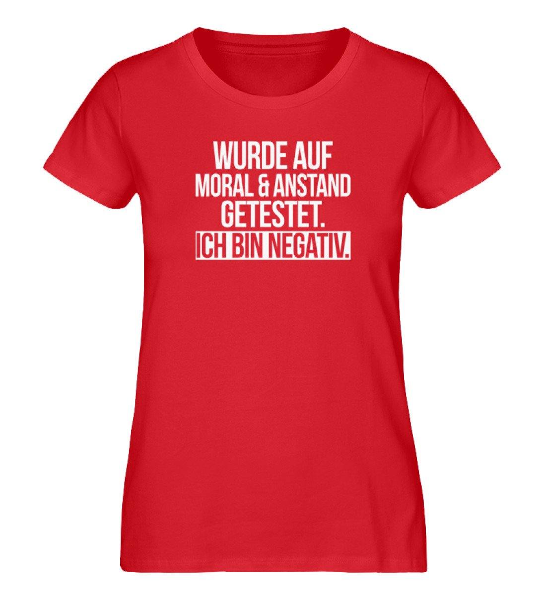 Moral & Anstand getestet - Negativ  - Damen Premium Organic Shirt