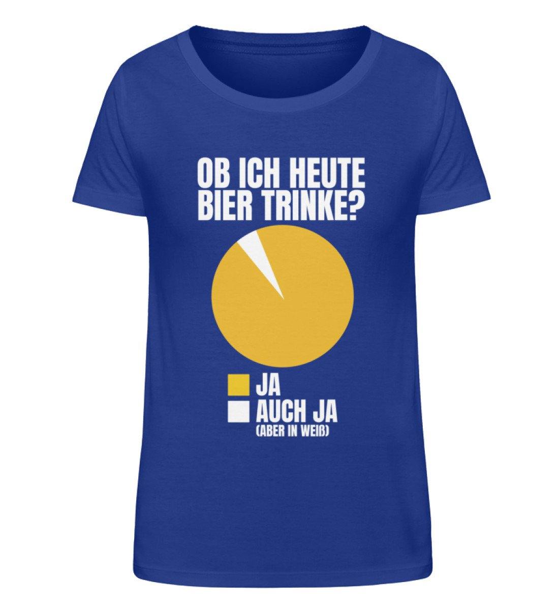 Ob ich heute Bier trinke? Diagram  - Damen Organic Shirt