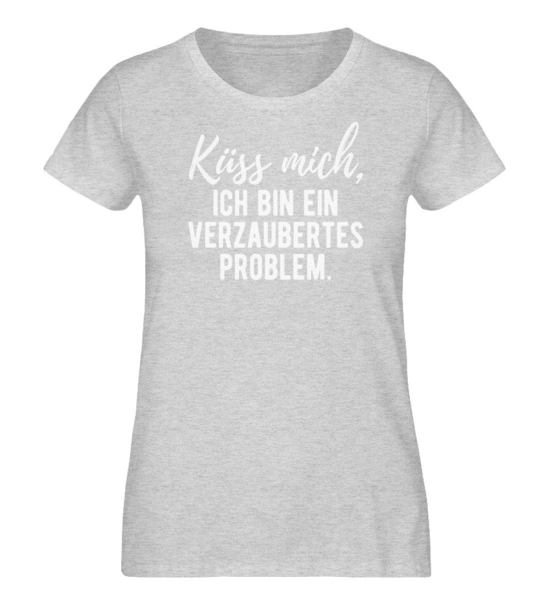 Küss mich - verzaubertes Problem  - Damen Organic Melange Shirt