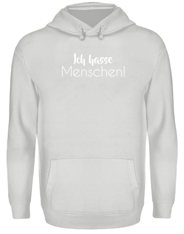 Ich hasse Menschen - Girls only  - Unisex Kapuzenpullover Hoodie - Words on Shirts