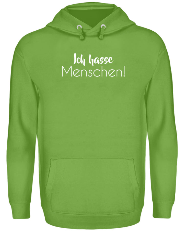 Ich hasse Menschen - Girls only  - Unisex Kapuzenpullover Hoodie - Words on Shirts
