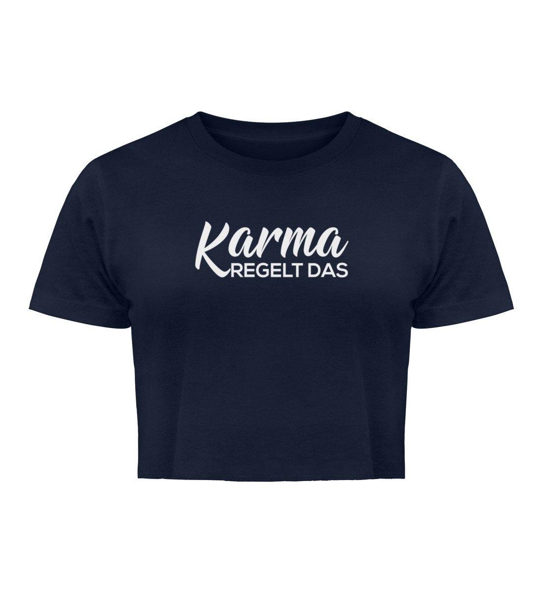 Karma regelt das - Crop  - Damen Organic Crop Top