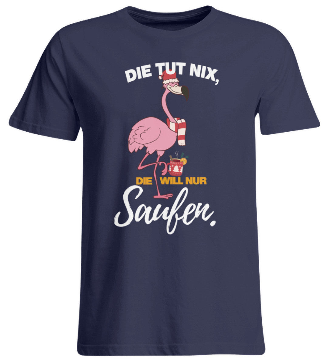 Die tut nix, die will nur Saufen - XMAS  - Übergrößenshirt