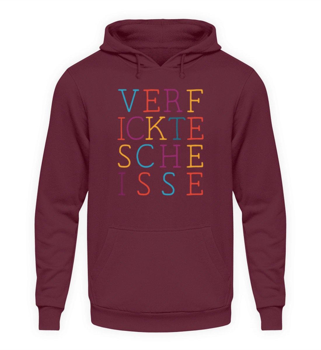 Verf ickte sche isse - Words on Shirts  - Unisex Kapuzenpullover Hoodie