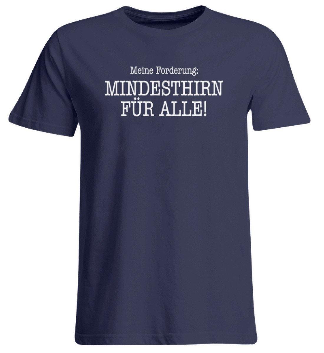 Mindesthirn für alle!  - Übergrößenshirt