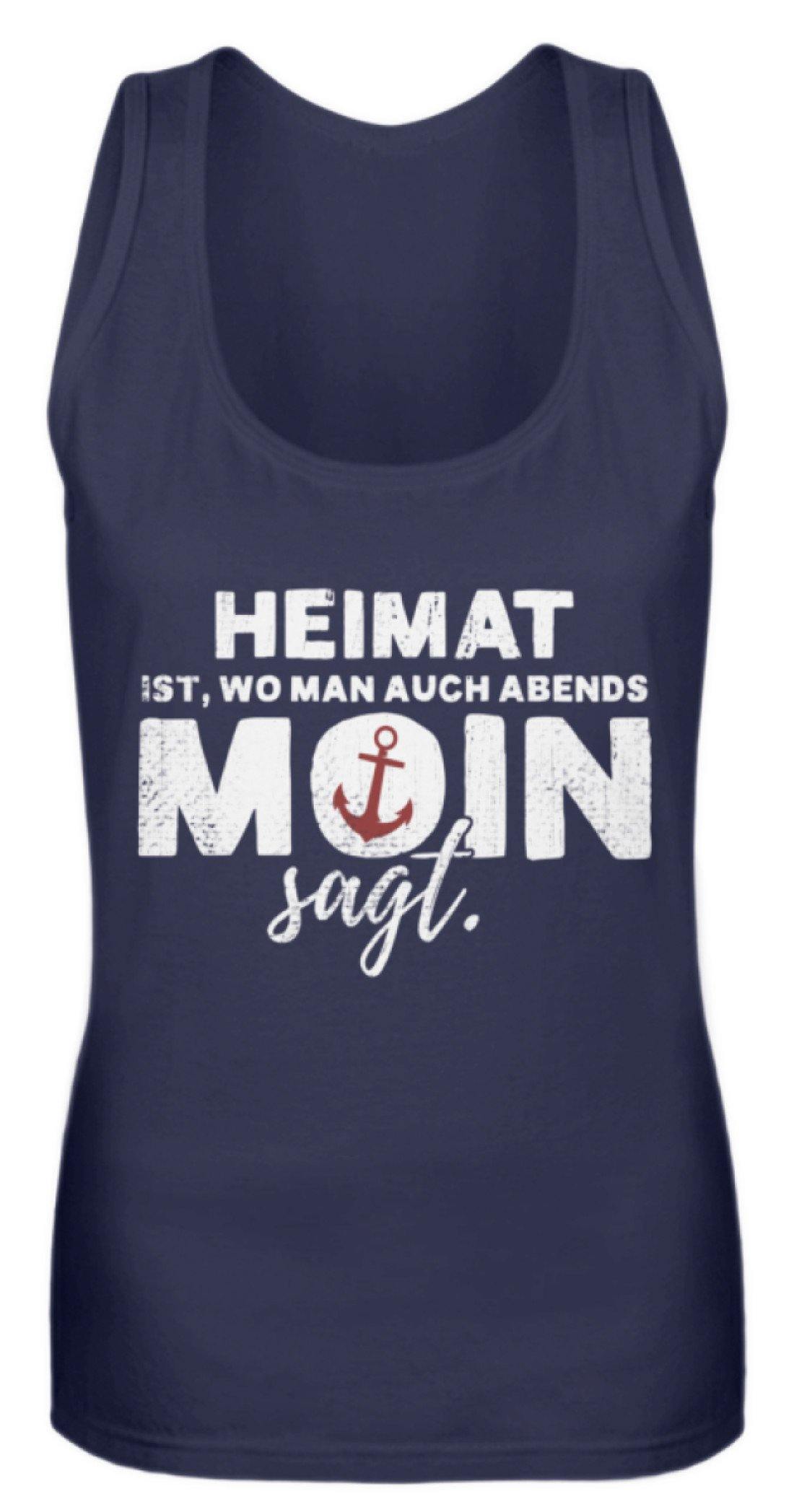 Abends Moin sagt - Norddeutsch  - Frauen Tanktop