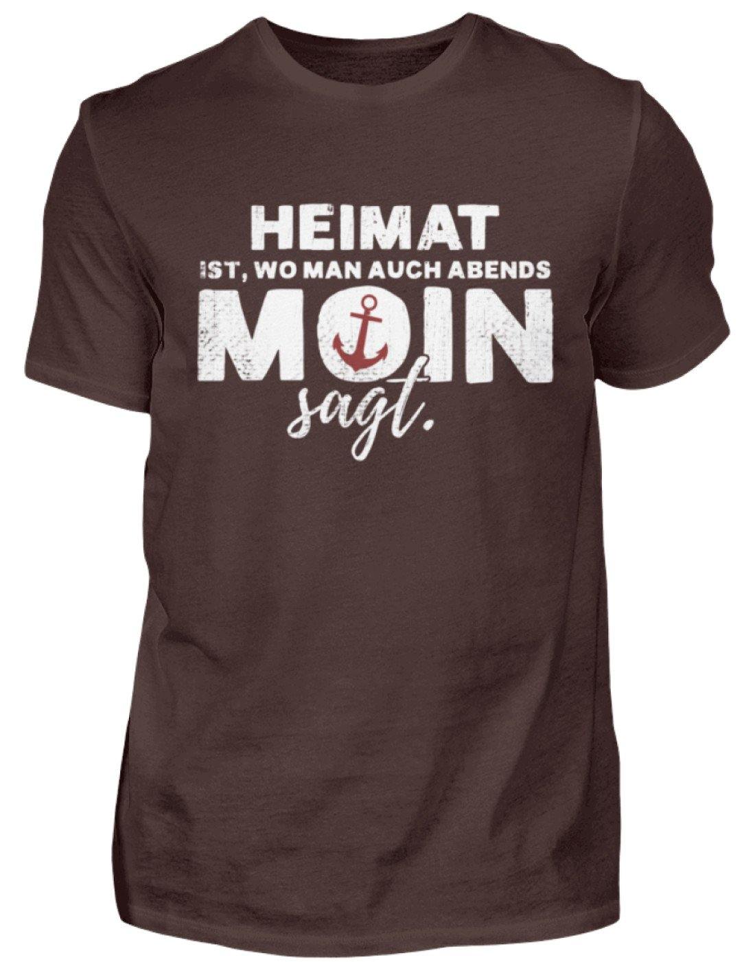 Abends Moin sagt - Norddeutsch  - Herren Shirt
