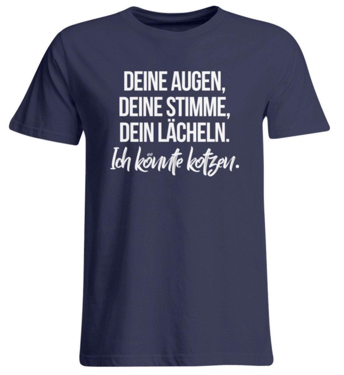 Deine Augen Kotzen Words on Shirts  - Übergrößenshirt