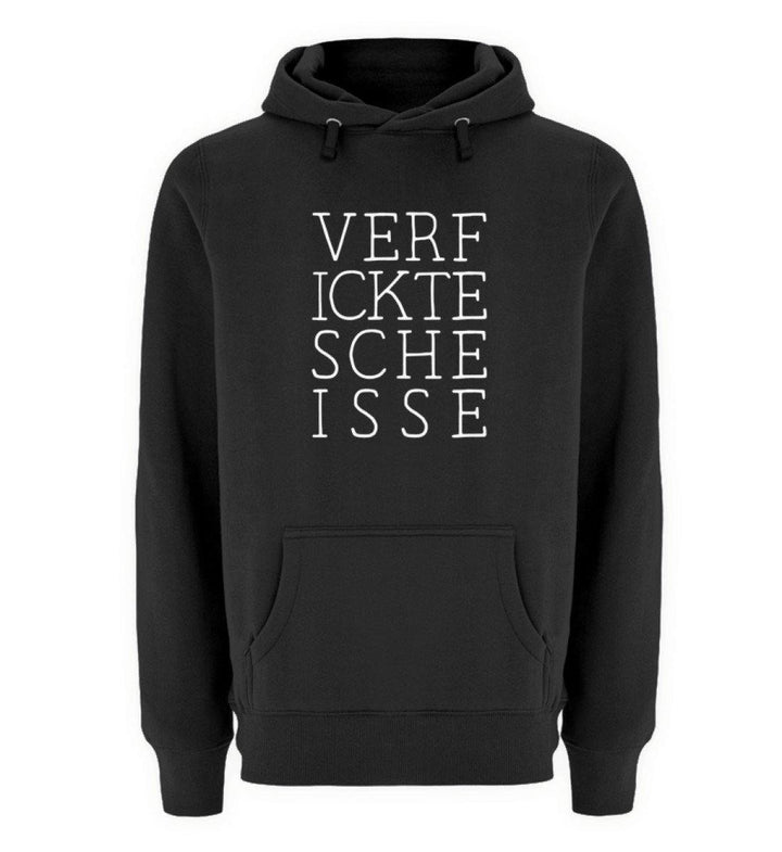 verf ickte sche isse Words on Shirts PR  - Unisex Premium Kapuzenpullover - Words on Shirts Sag es mit dem Mittelfinger Shirts Hoodies Sweatshirt Taschen Gymsack Spruch Sprüche Statement