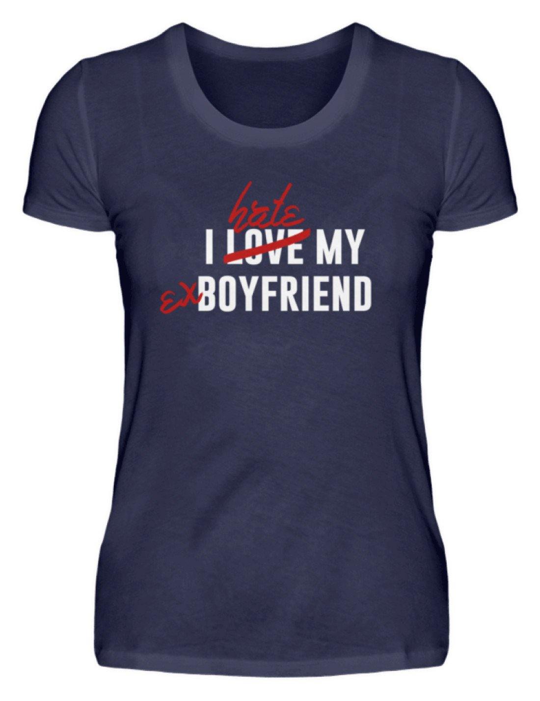 I Love My Boyfriend  - Damenshirt