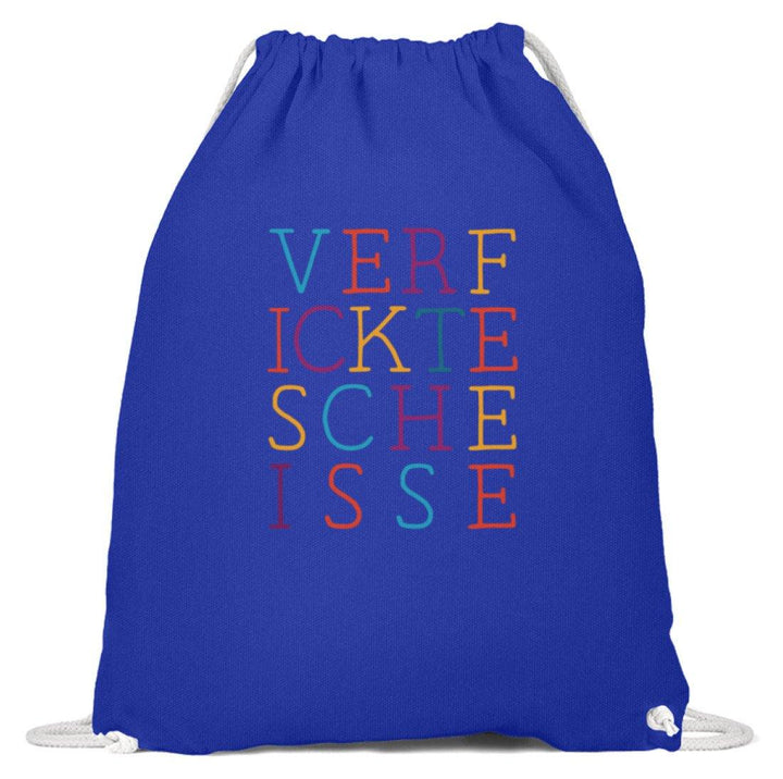 Verf ickte sche isse - Words on Shirts  - Baumwoll Gymsac - Words on Shirts Sag es mit dem Mittelfinger Shirts Hoodies Sweatshirt Taschen Gymsack Spruch Sprüche Statement