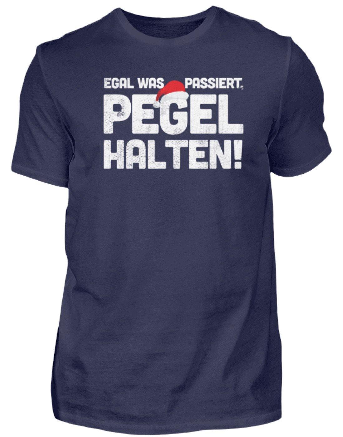 Pegel halten Weihnachten Words on Shirts  - Herren Shirt