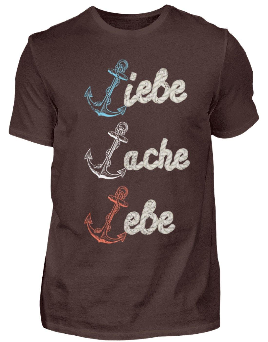 Liebe Lache Lebe - Norddeutsch   - Herren Shirt