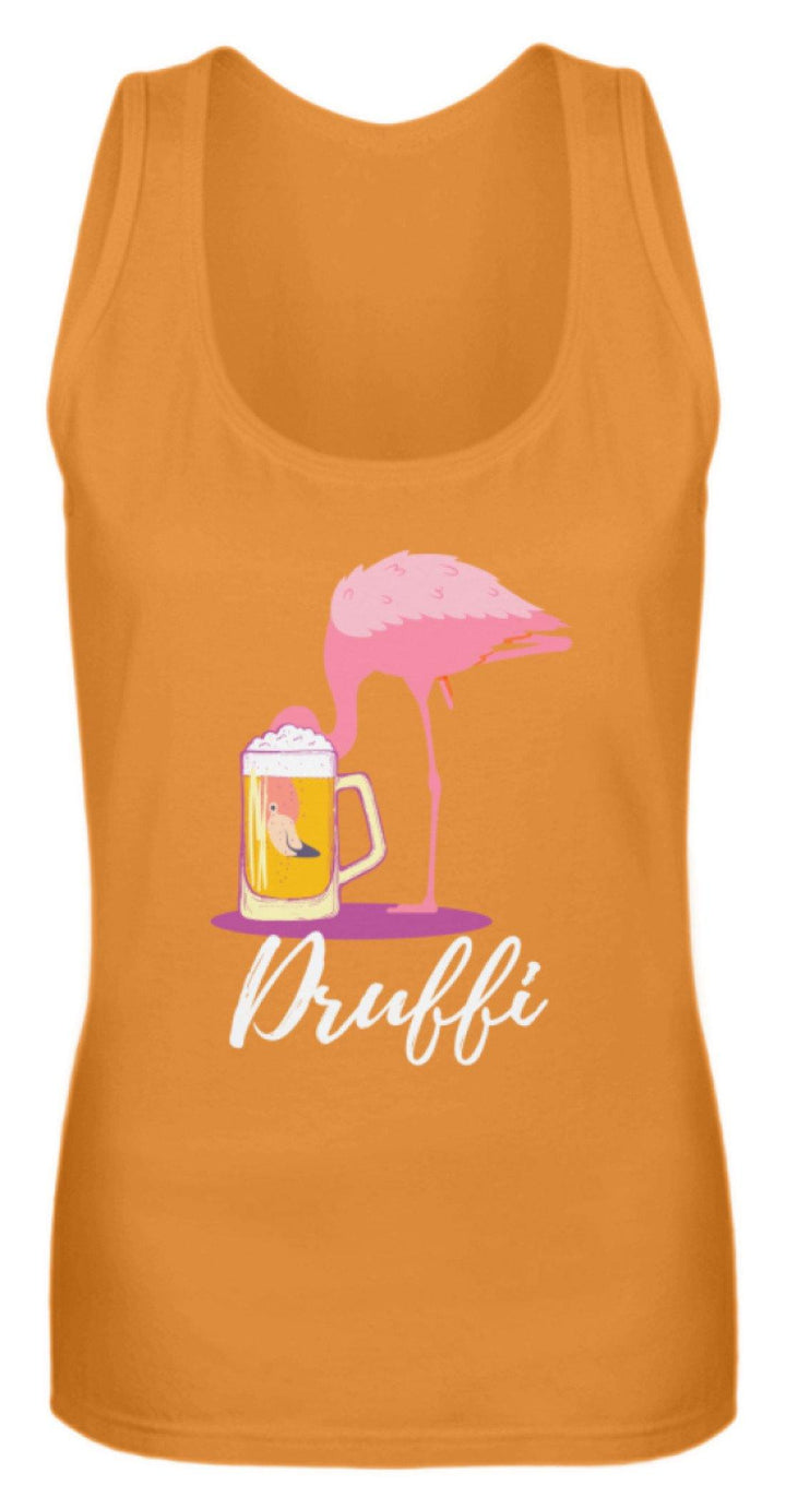 Flamingo Druffi - Words on Shirt  - Frauen Tanktop - Words on Shirts Sag es mit dem Mittelfinger Shirts Hoodies Sweatshirt Taschen Gymsack Spruch Sprüche Statement