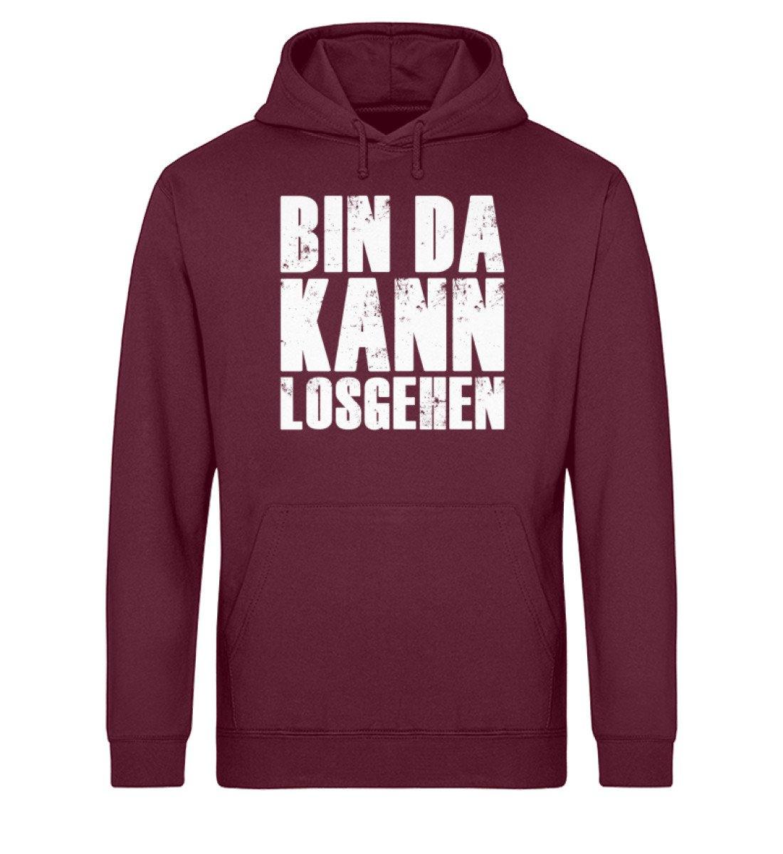 Bin da kann los gehen  - Unisex Organic Hoodie