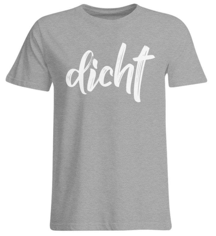 dicht Shirt  - Übergrößenshirt - Words on Shirts Sag es mit dem Mittelfinger Shirts Hoodies Sweatshirt Taschen Gymsack Spruch Sprüche Statement