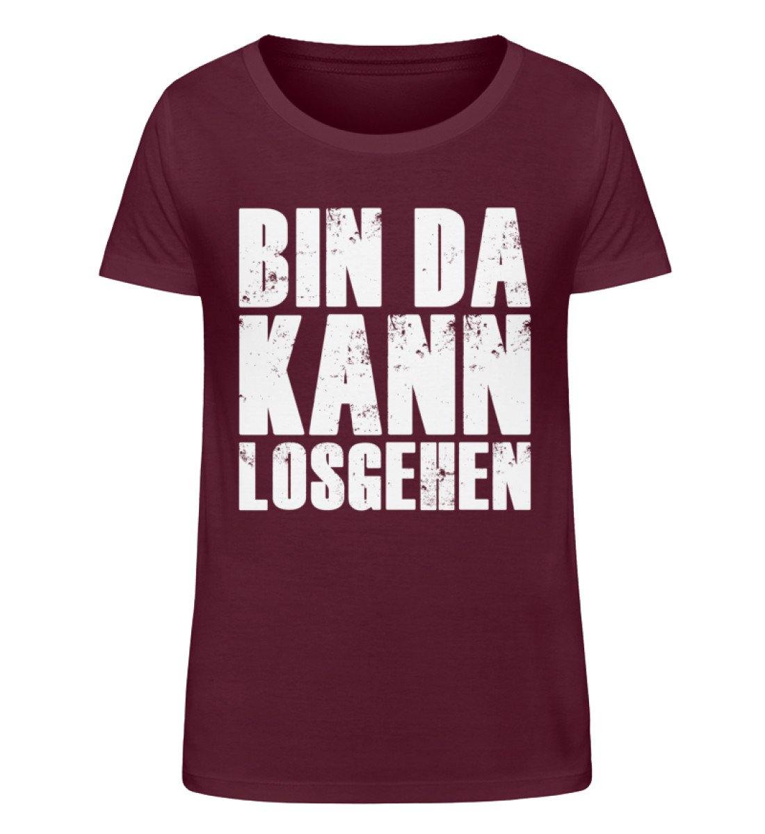 Bin da kann los gehen  - Damen Organic Shirt