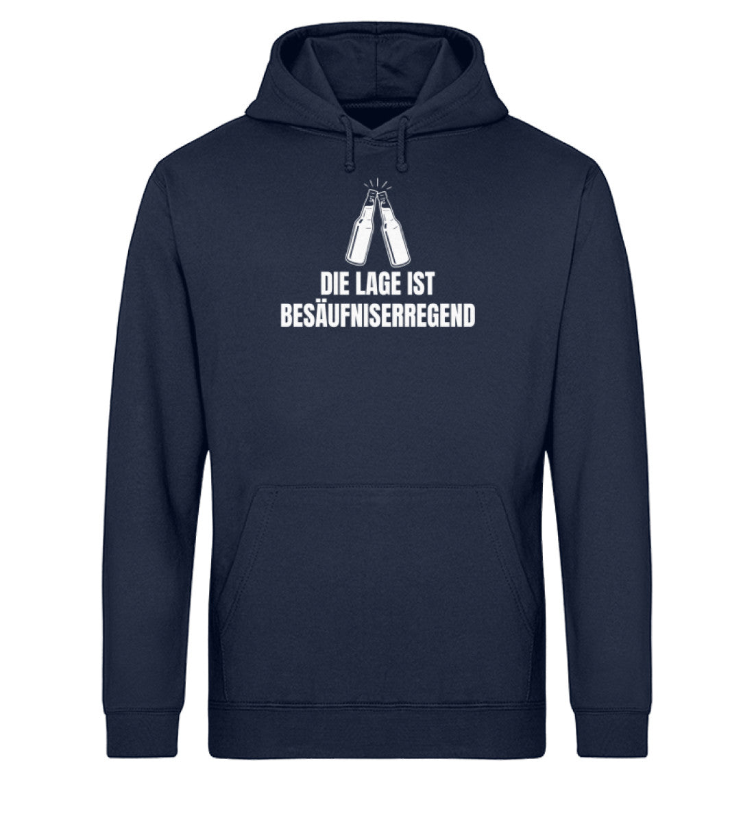 Die Lage ist besäufniserregend  - Unisex Organic Hoodie