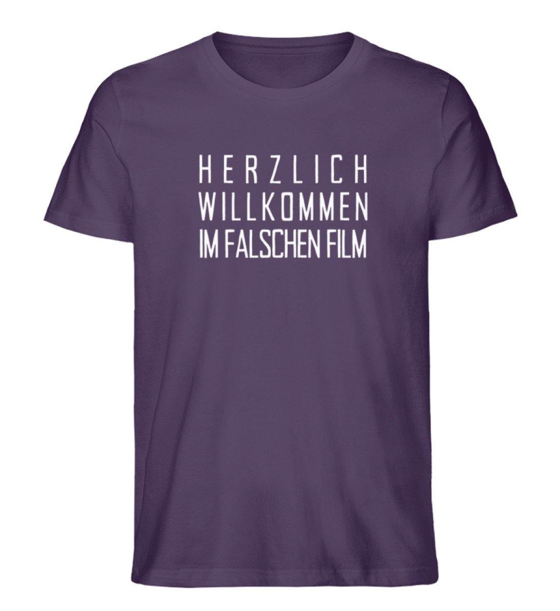 Im falschen Film -  Words on Shirts - PR  - Herren Premium Organic Shirt