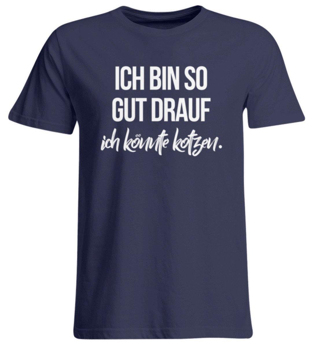 Gut Drauf Könnte Kotzen Words on Shirts  - Übergrößenshirt