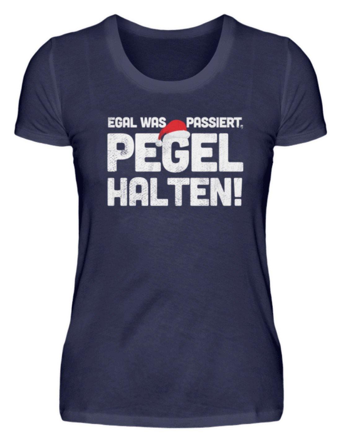 Pegel halten Weihnachten Words on Shirts  - Damenshirt