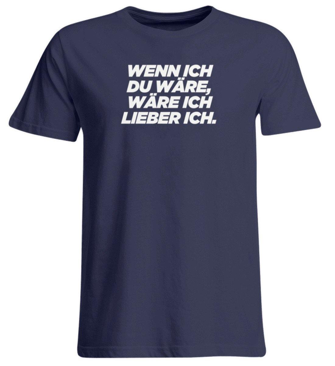Wenn ich du wäre - Words on Shirts  - Übergrößenshirt