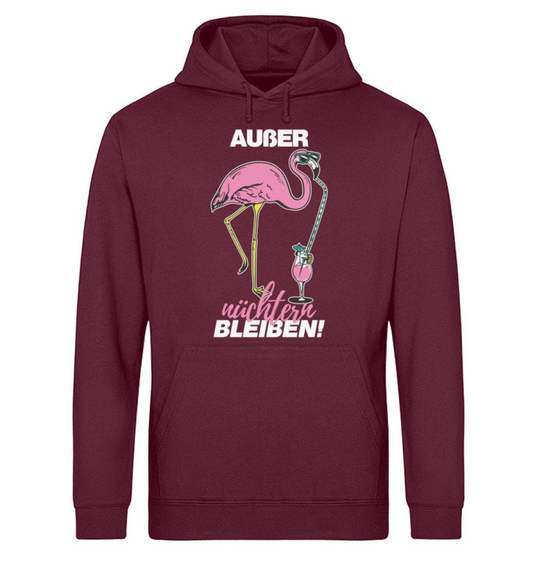 Flamingo - Außer nüchtern bleiben  - Unisex Organic Hoodie