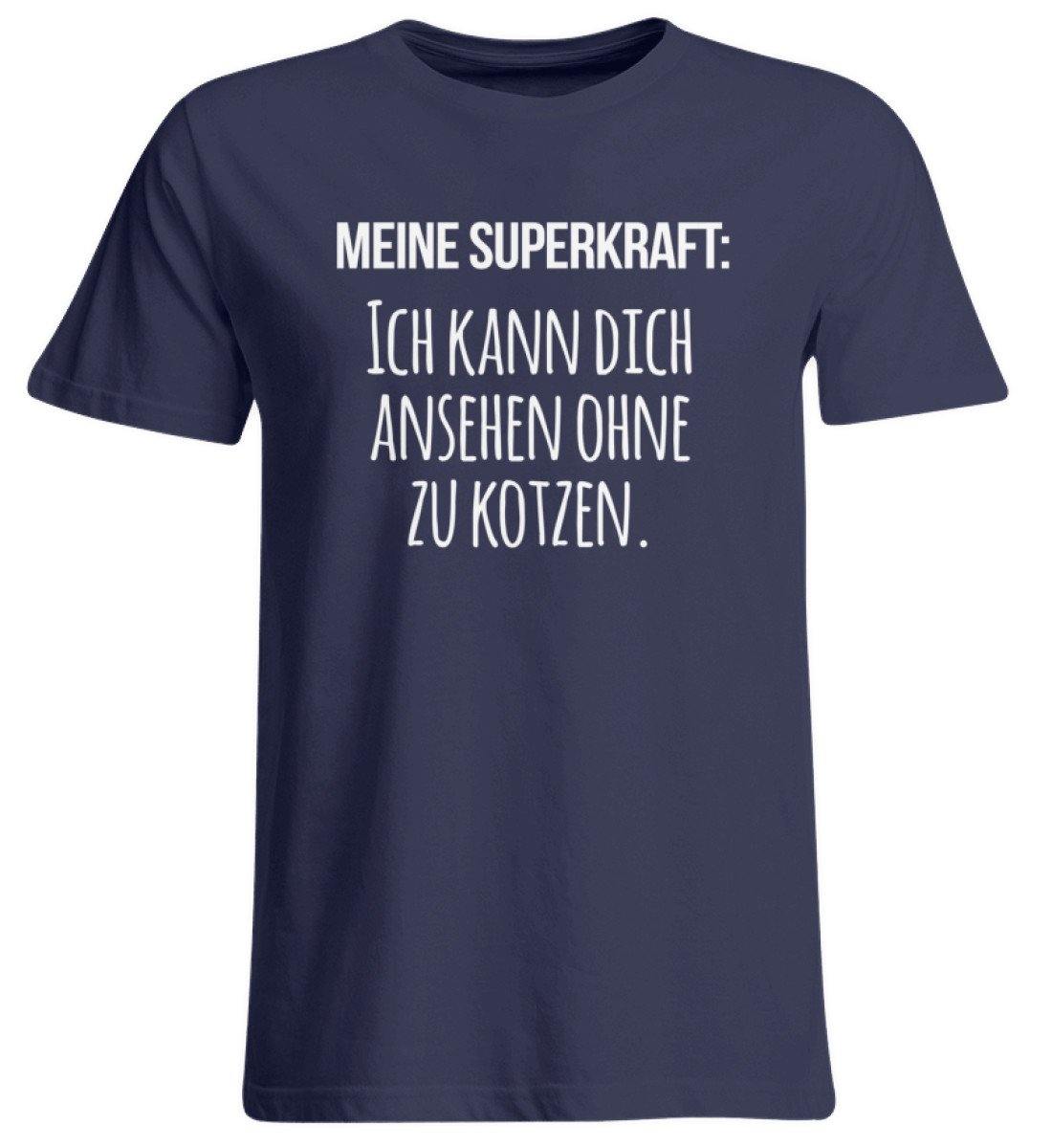 Meine Superkraft: ohne zu kotzen  - Übergrößenshirt