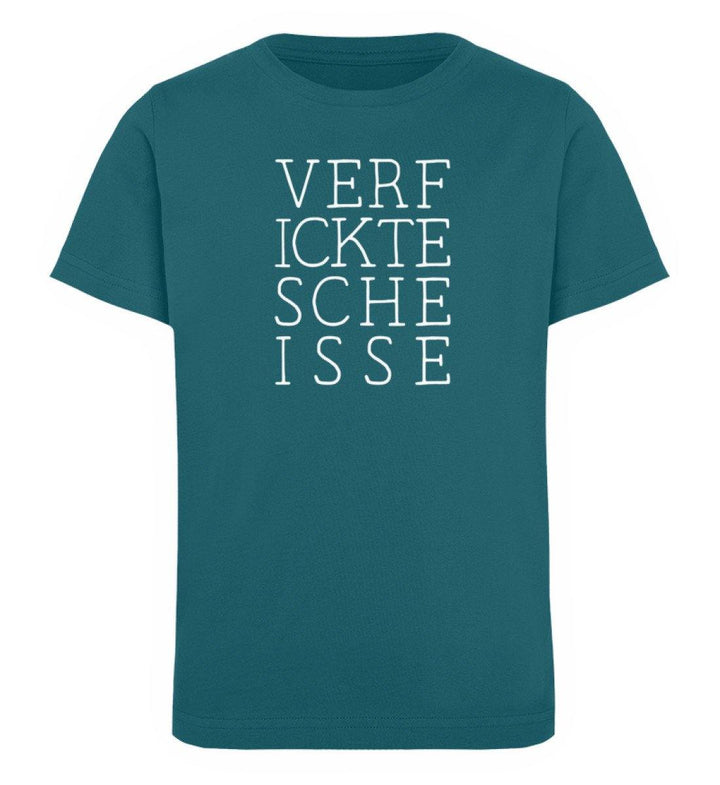 verf ickte sche isse  Words on Shirts PR  - Kinder Organic T-Shirt - Words on Shirts Sag es mit dem Mittelfinger Shirts Hoodies Sweatshirt Taschen Gymsack Spruch Sprüche Statement