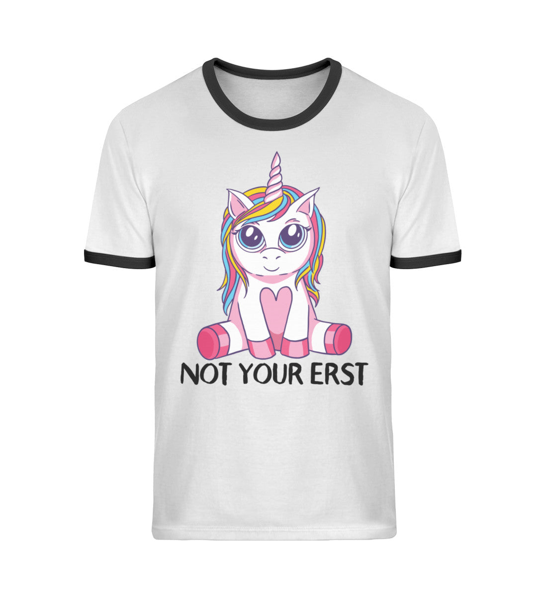 Not your Ernst - Einhorn - TF  - Unisex Organic Ringer T-Shirt