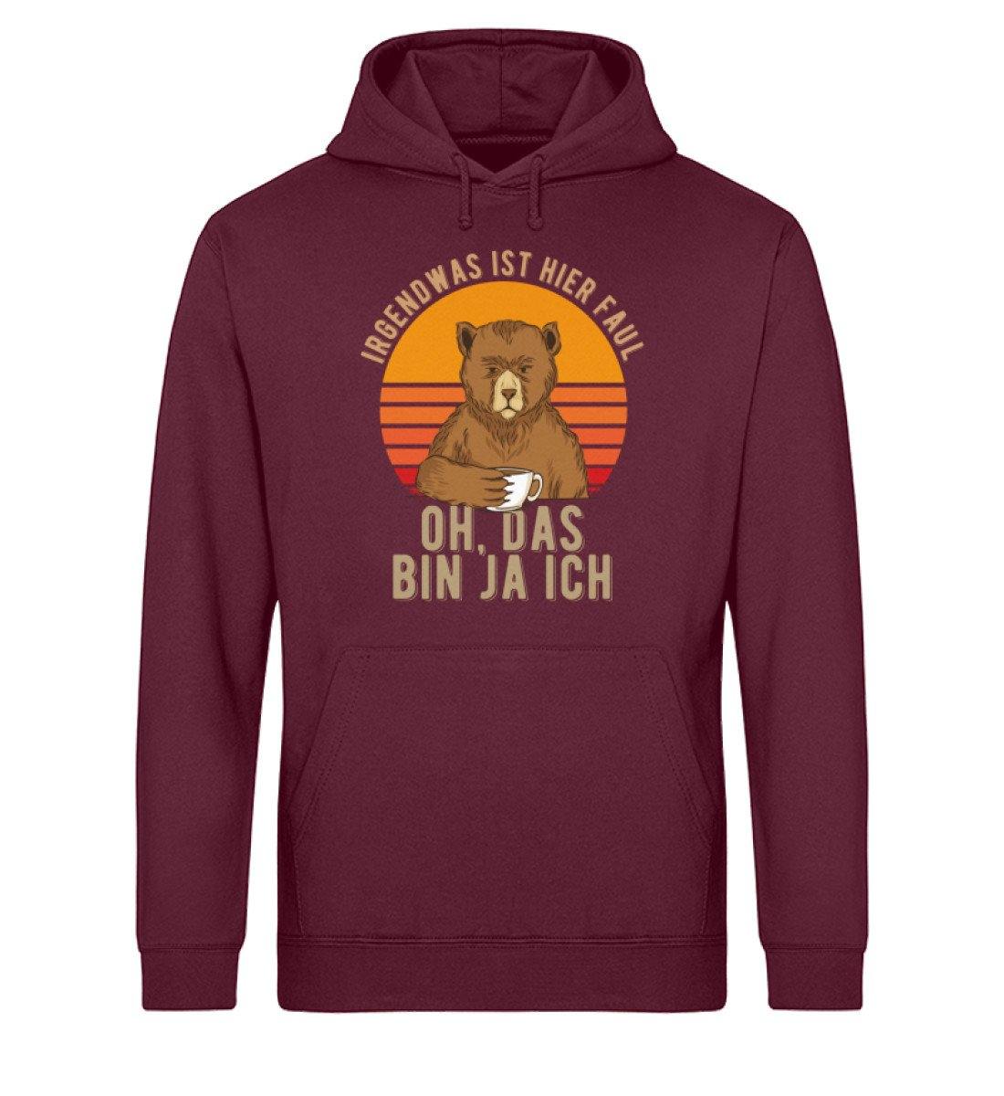 Irgendwas ist hier faul. Das bin ja ich.  - Unisex Organic Hoodie