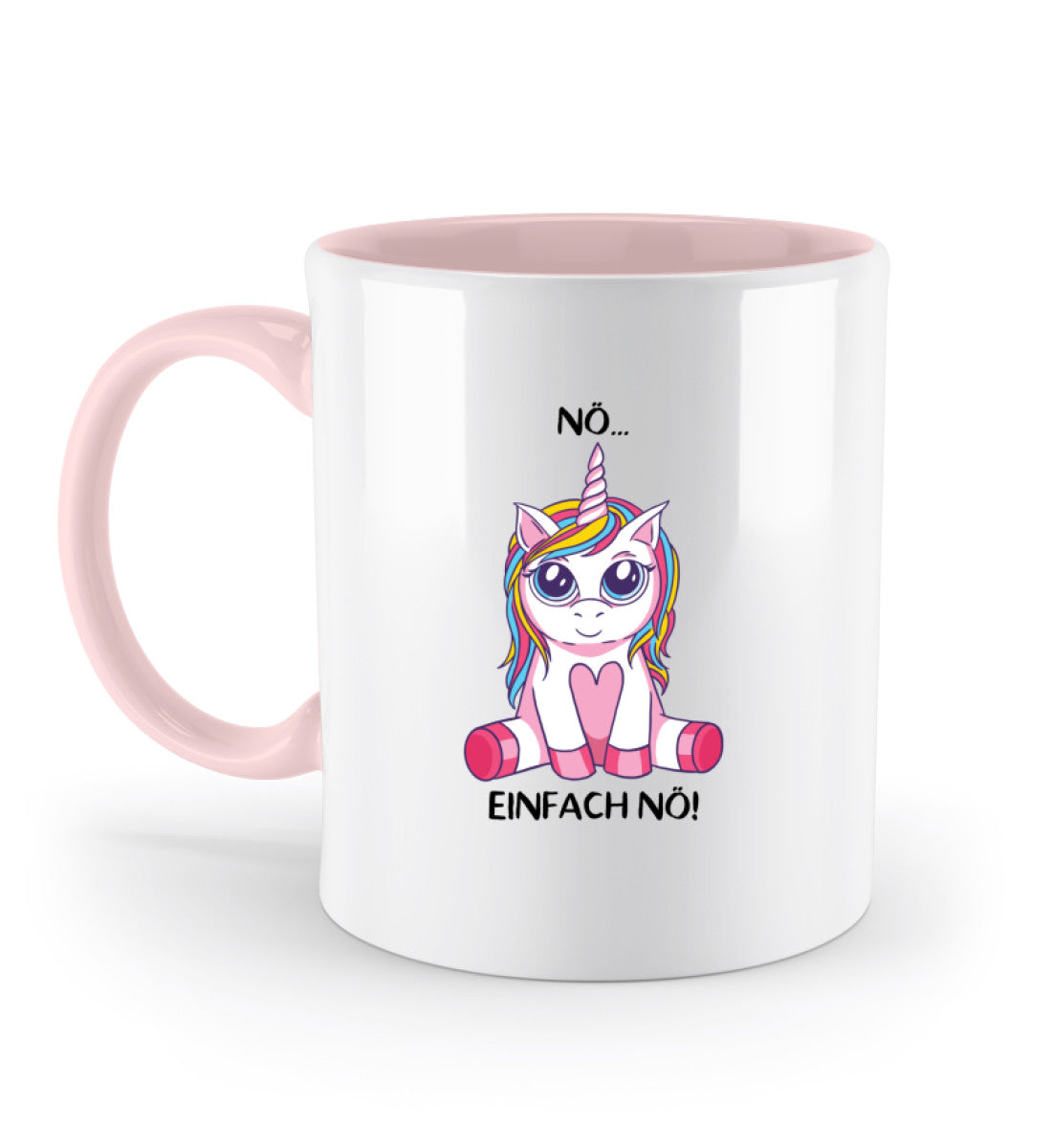 Nö... Einfach Nö! - Einhorn TF  - Zweifarbige Tasse