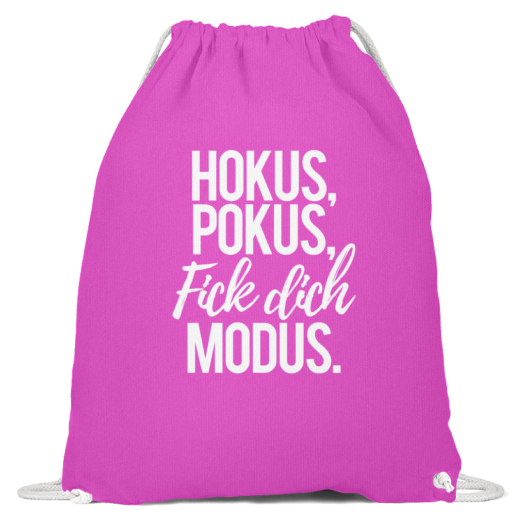 Hokus Pokus F*** **ch Modus  - Baumwoll Gymsac - Words on Shirts