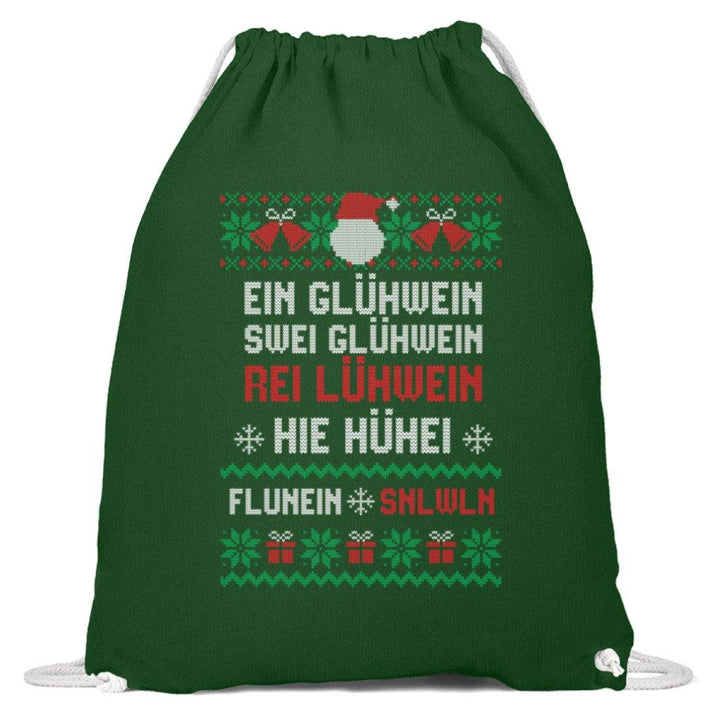 1 2 3 4 5 6 Glühwein - Words on Shirts  - Baumwoll Gymsac - Words on Shirts Sag es mit dem Mittelfinger Shirts Hoodies Sweatshirt Taschen Gymsack Spruch Sprüche Statement