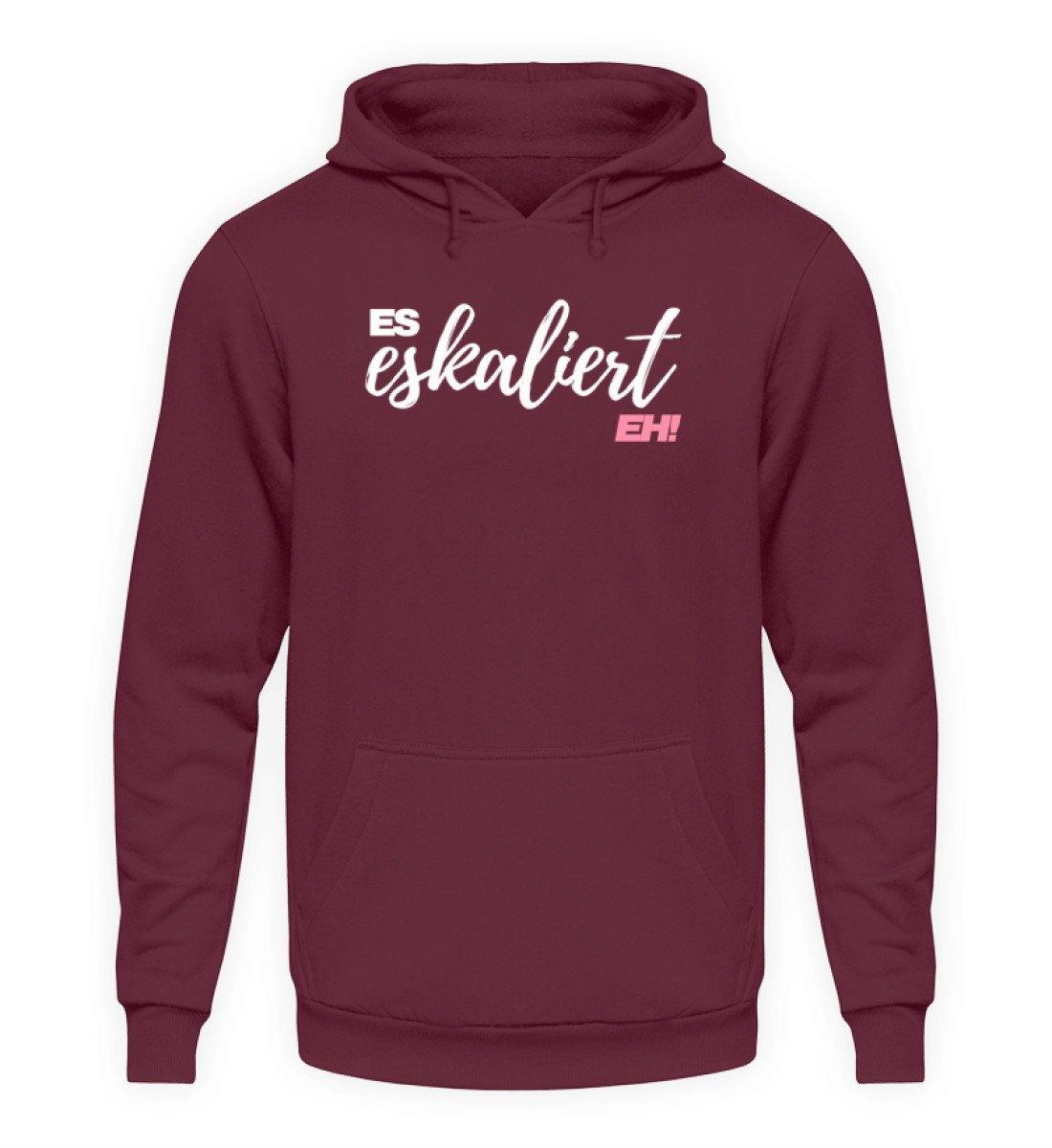Es Eskaliert Eh - Words on Shirts (2)  - Unisex Kapuzenpullover Hoodie