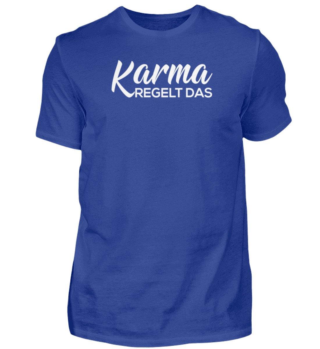 Karma regelt das-  Words on Shirts - PR  - Herren Premiumshirt
