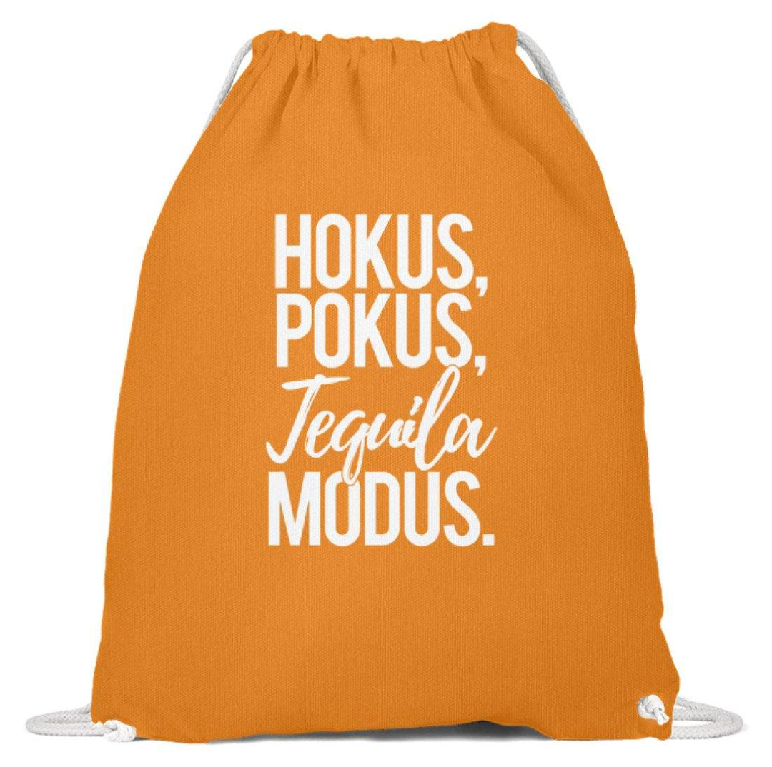 Hokus, Pokus, Tequila Modus  - Baumwoll Gymsac - Words on Shirts Sag es mit dem Mittelfinger Shirts Hoodies Sweatshirt Taschen Gymsack Spruch Sprüche Statement