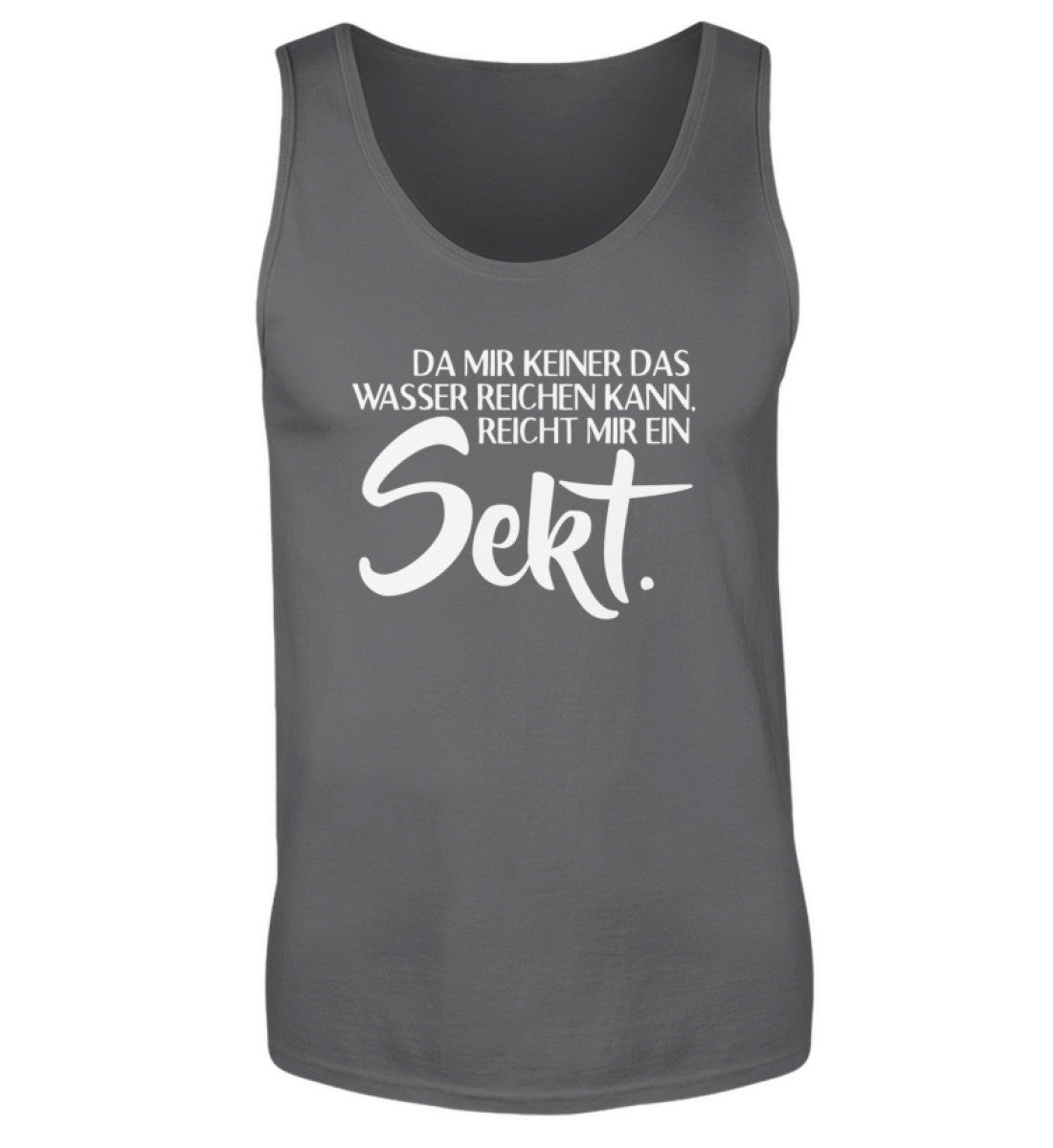 Das Wasser reichen- reicht mir Sekt  - Herren Tanktop
