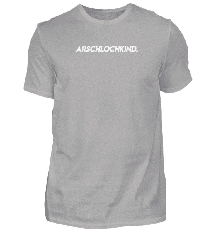 Arschlochkind  Words on Shirts - PR  - Herren Premiumshirt - Words on Shirts Sag es mit dem Mittelfinger Shirts Hoodies Sweatshirt Taschen Gymsack Spruch Sprüche Statement