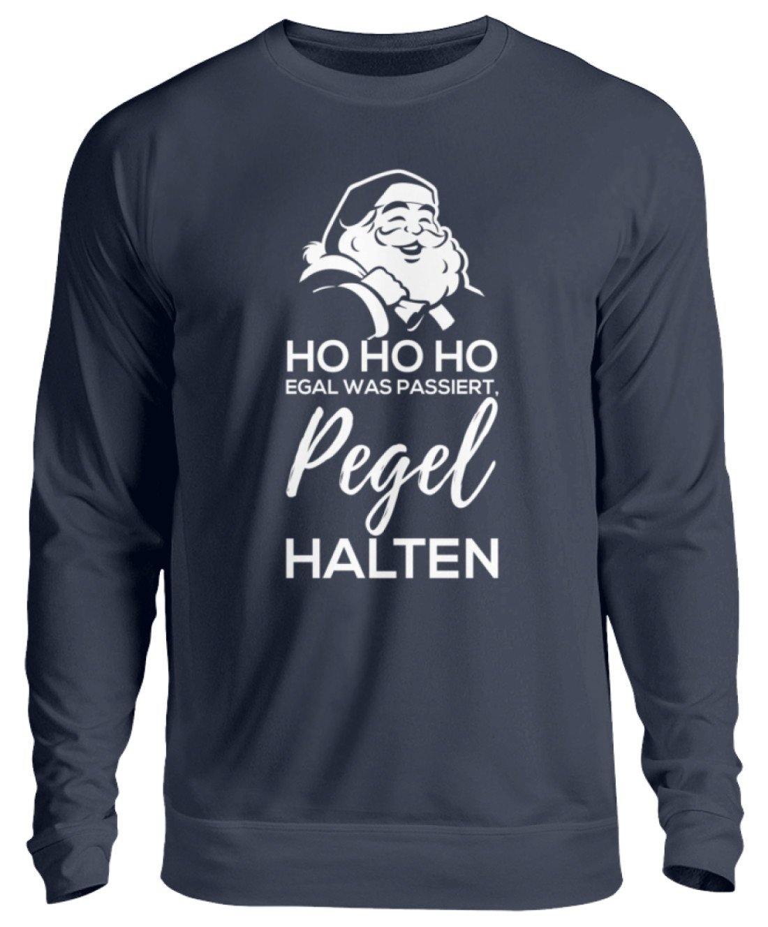 Santa Pegel halten - Words on Shirts  - Unisex Pullover